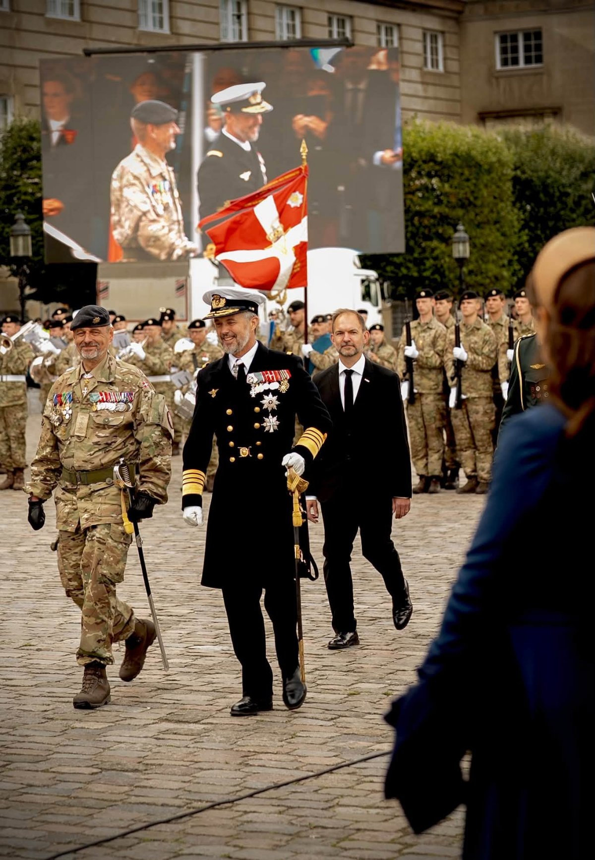 The King and Queen of Denmark participate in Flag Day commemorations in Copenhagen on September 5, 2026 (Kongehuset)