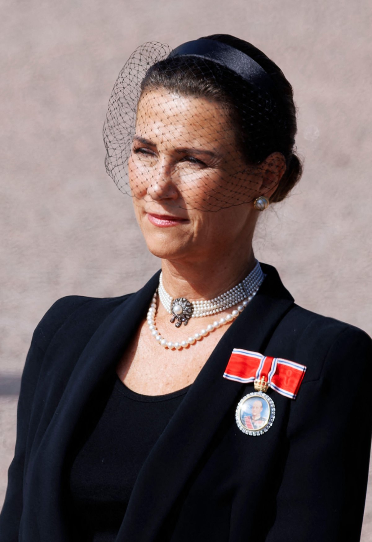 Princess Martha Louise arrives for the funeral of King Harald V in Oslo on September 9, 2026 (Nigel Waldron/Alamy)