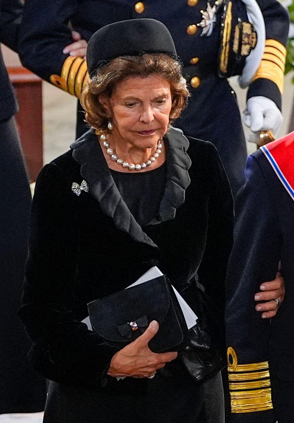 The Queen of Sweden attends the funeral of King Harald V of Norway in Oslo on September 9, 2026 (Lise Åserud/NTB/Alamy)