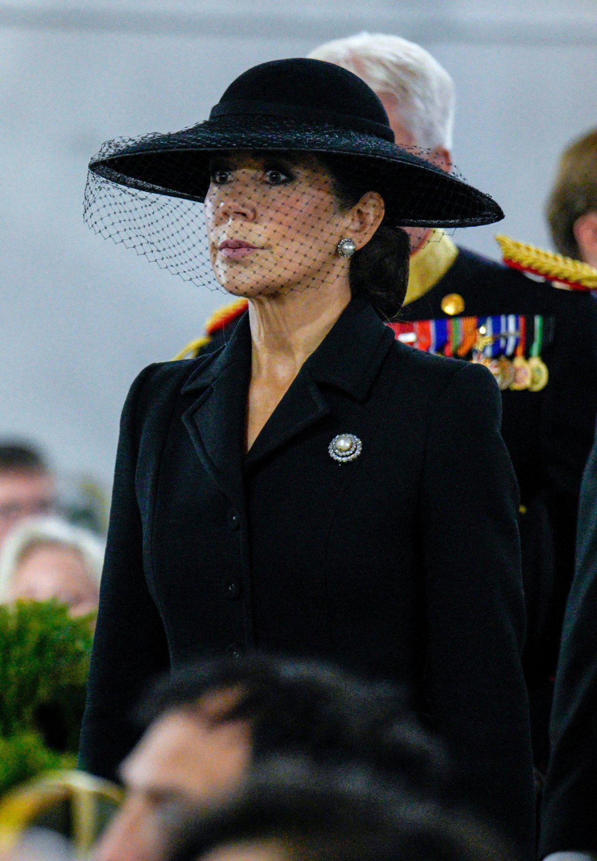 The Queen of Denmark attends the funeral of King Harald V of Norway in Oslo on September 9, 2026 (Stian Lysberg Solum/NTB/Alamy)