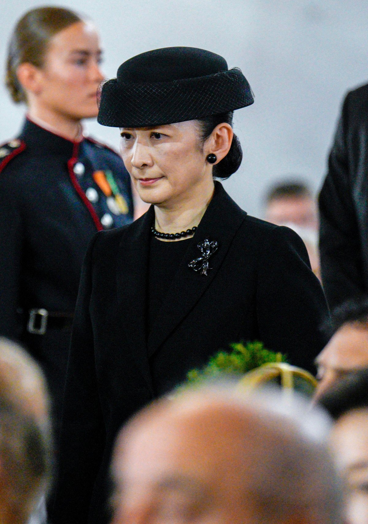 The Crown Princess of Japan attends the funeral of King Harald V of Norway in Oslo on September 9, 2026 (Stian Lysberg Solum/NTB/Alamy)