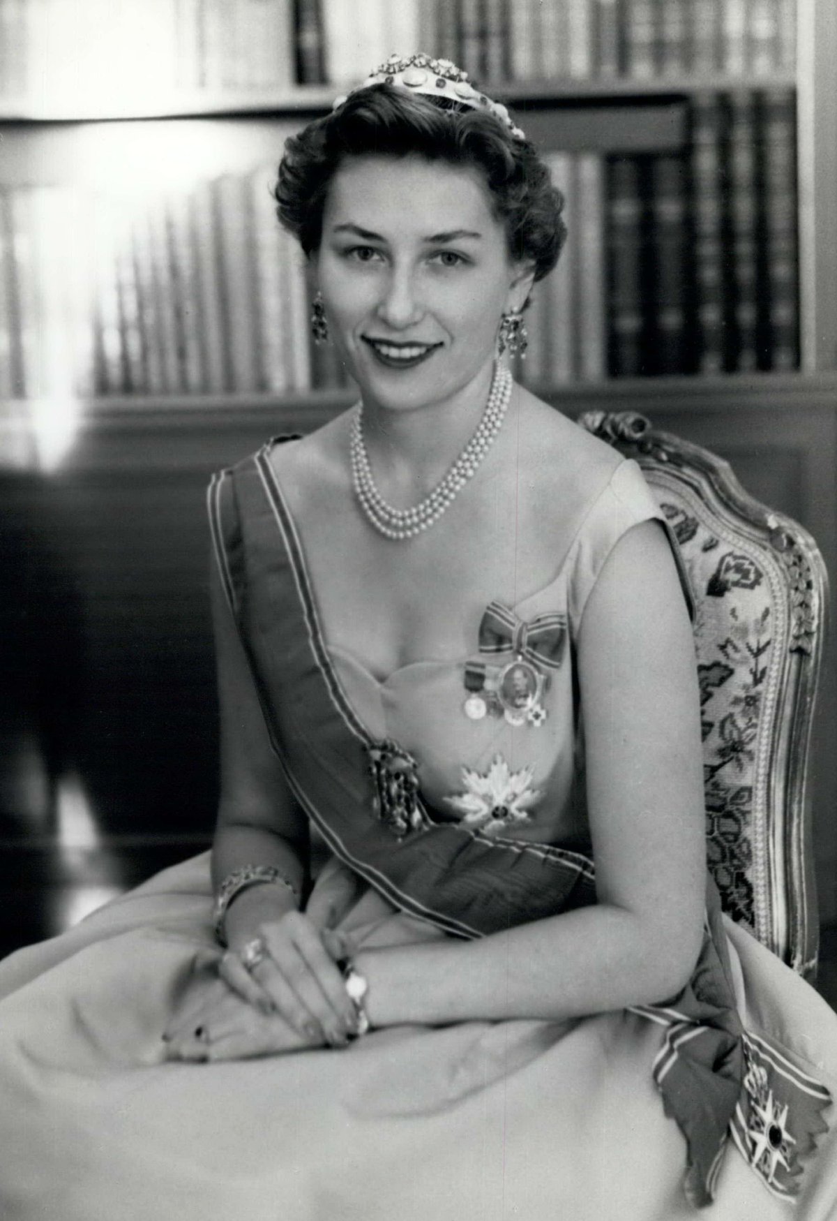 Portrait of Princess Astrid of Norway, released to celebrate her twenty-fifth birthday, February 1957 (Zuma Press/Alamy)