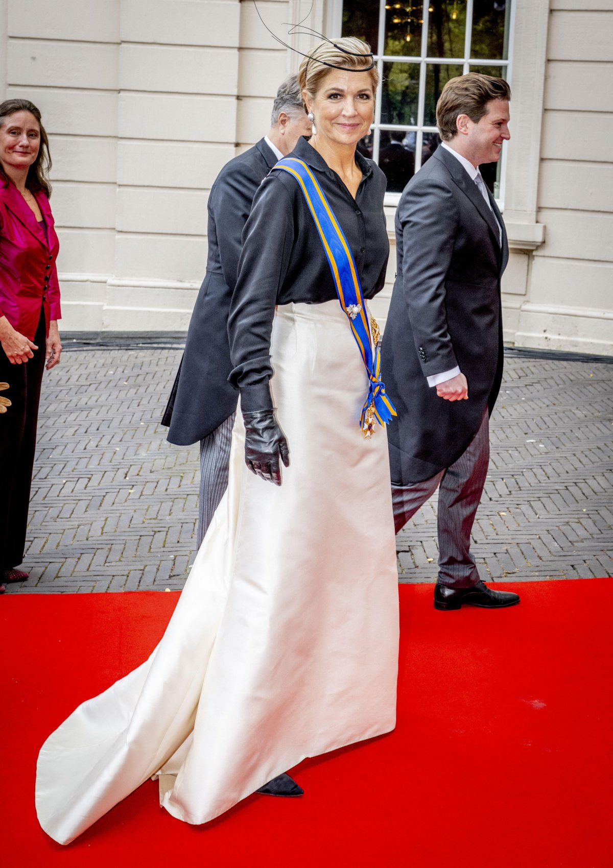 The Queen of the Netherlands arrives at the Royal Theatre on Prinsjesdag in The Hague on September 15, 2026 (ROBIN UTRECHT/ANP/Alamy)
