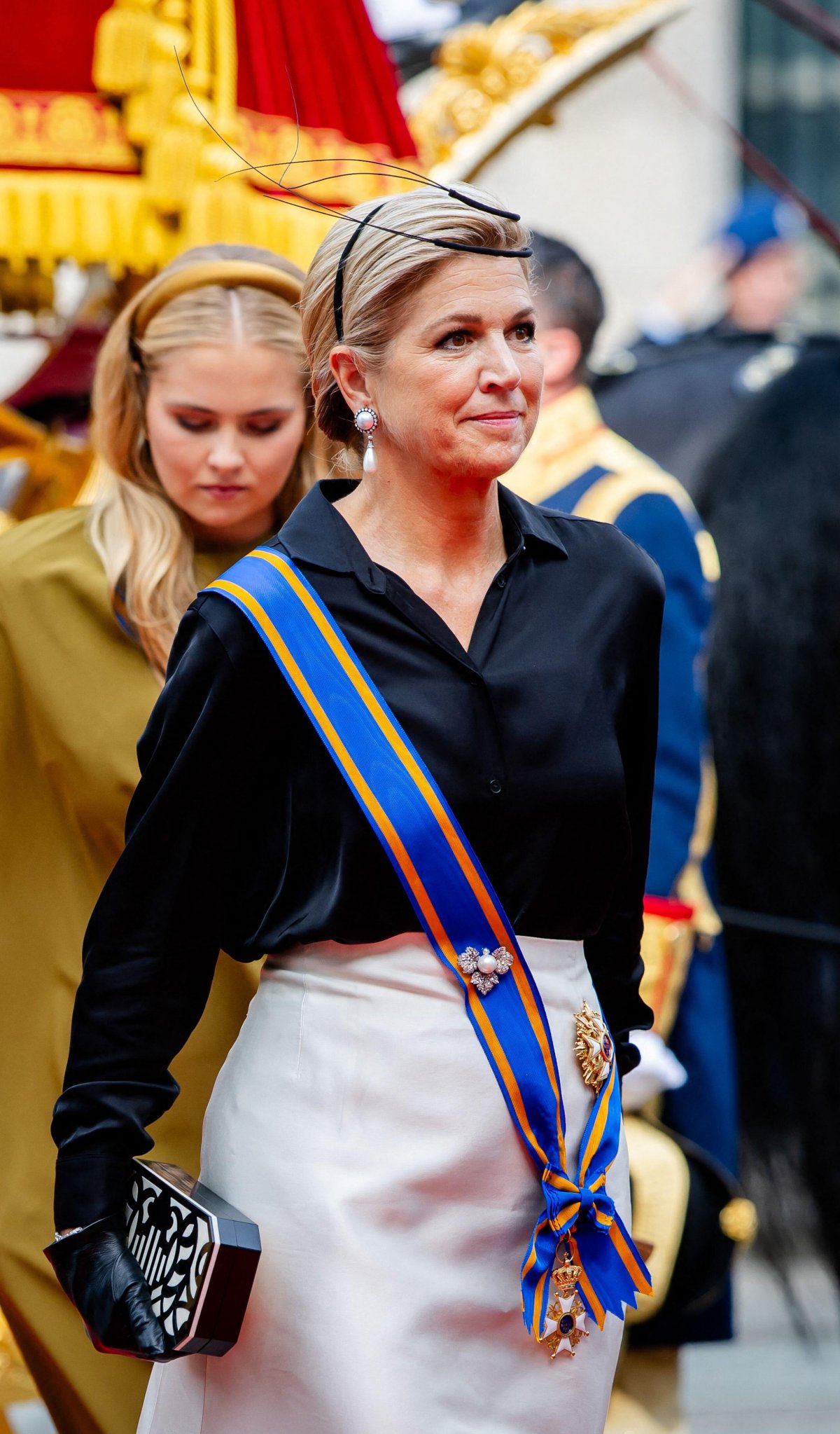 The Queen of the Netherlands arrives at the Royal Theatre on Prinsjesdag in The Hague on September 15, 2026 (IRIS VAN DEN BROEK/ANP/Alamy)