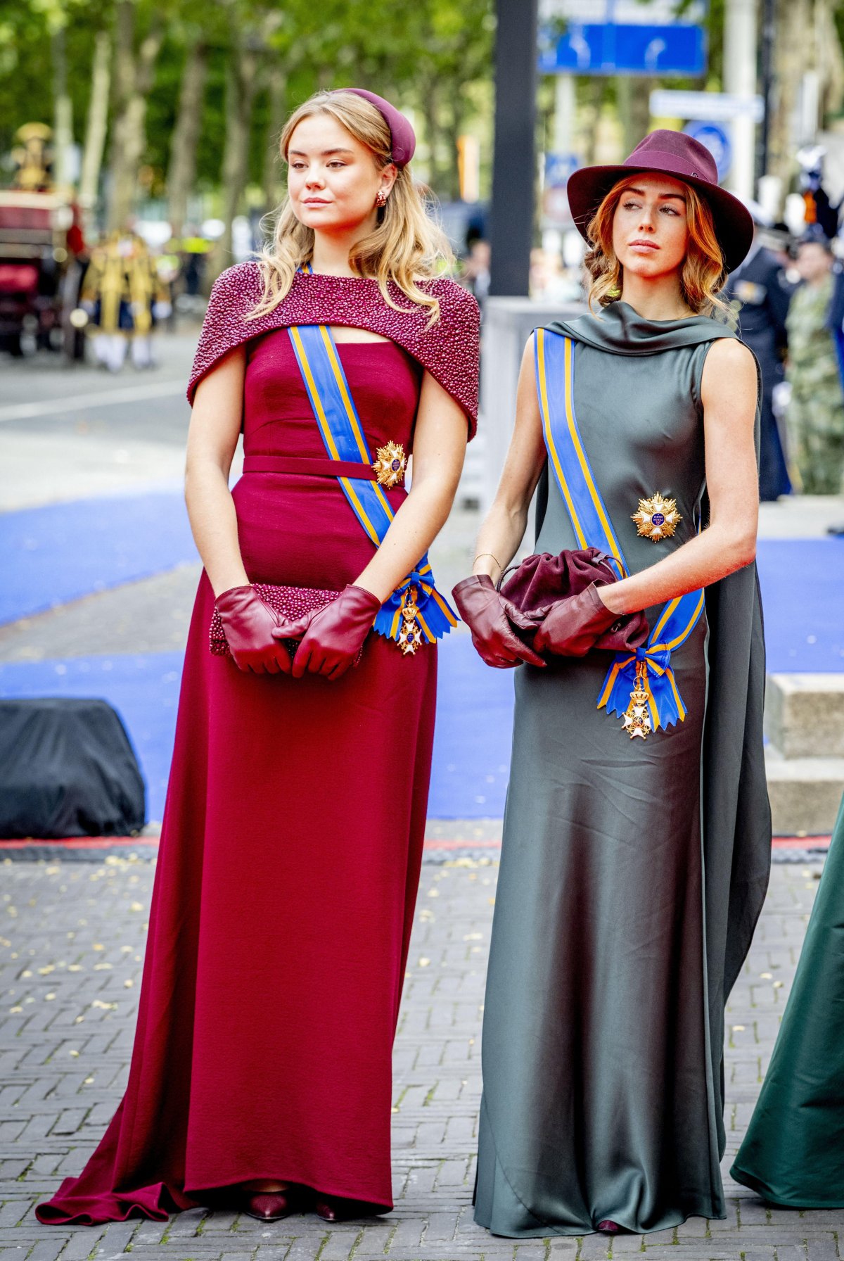 Princess Ariane and Princess Alexia of the Netherlands arrive at the Royal Theatre on Prinsjesdag in The Hague on September 15, 2026 (ROBIN UTRECHT/ANP/Alamy)