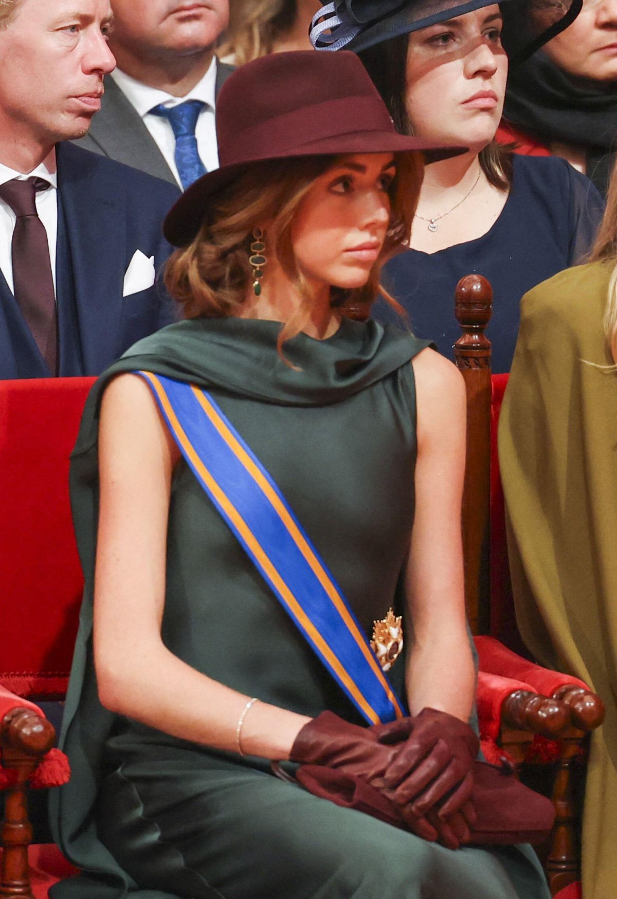 Princess Alexia of the Netherlands is pictured inside the Royal Theatre on Prinsjesdag in The Hague on September 15, 2026 (Wesley de Wit/NLBeeld/Alamy)