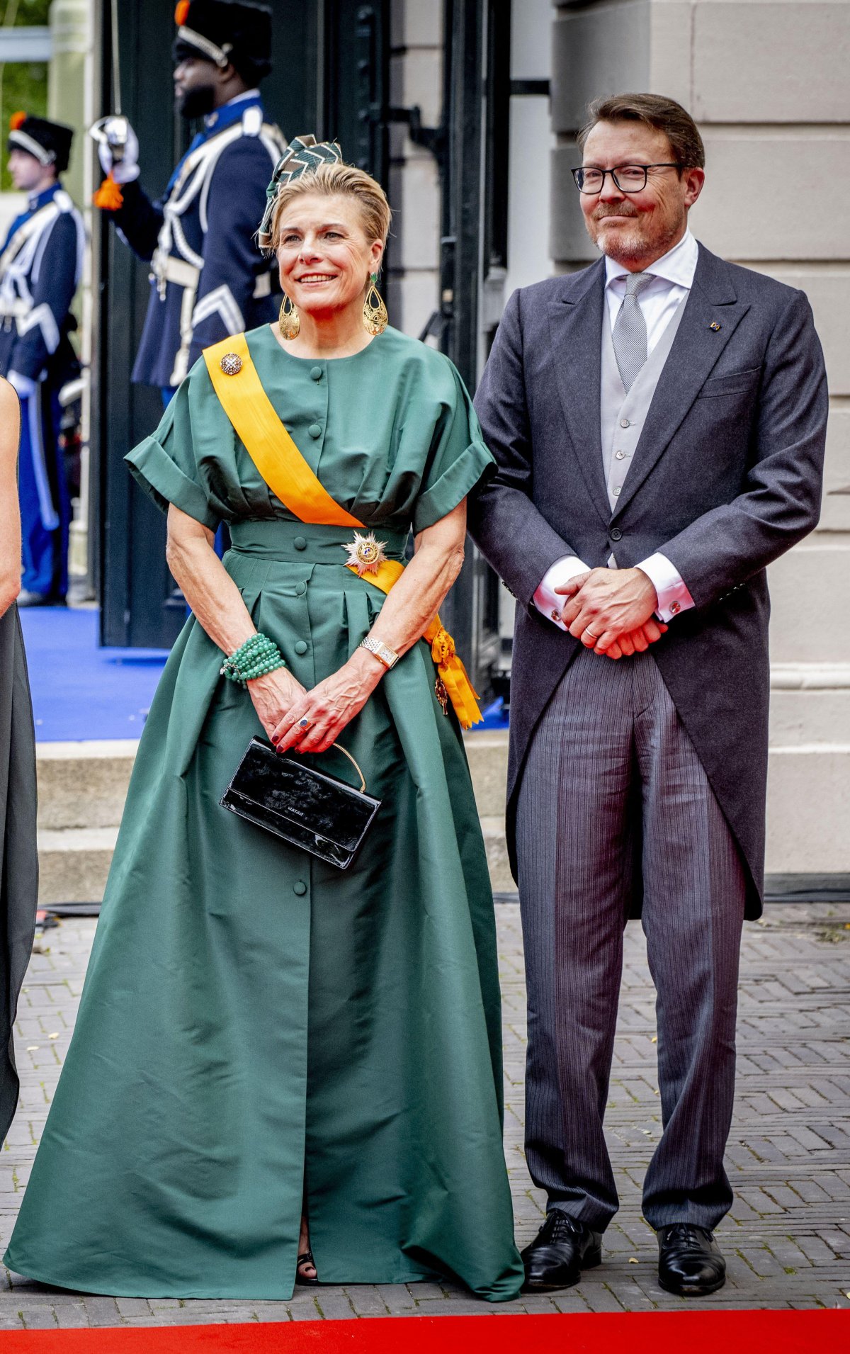 Princess Laurentien and Prince Constantijn of the Netherlands arrive at the Royal Theatre on Prinsjesdag in The Hague on September 15, 2026 (ROBIN UTRECHT/ANP/Alamy)