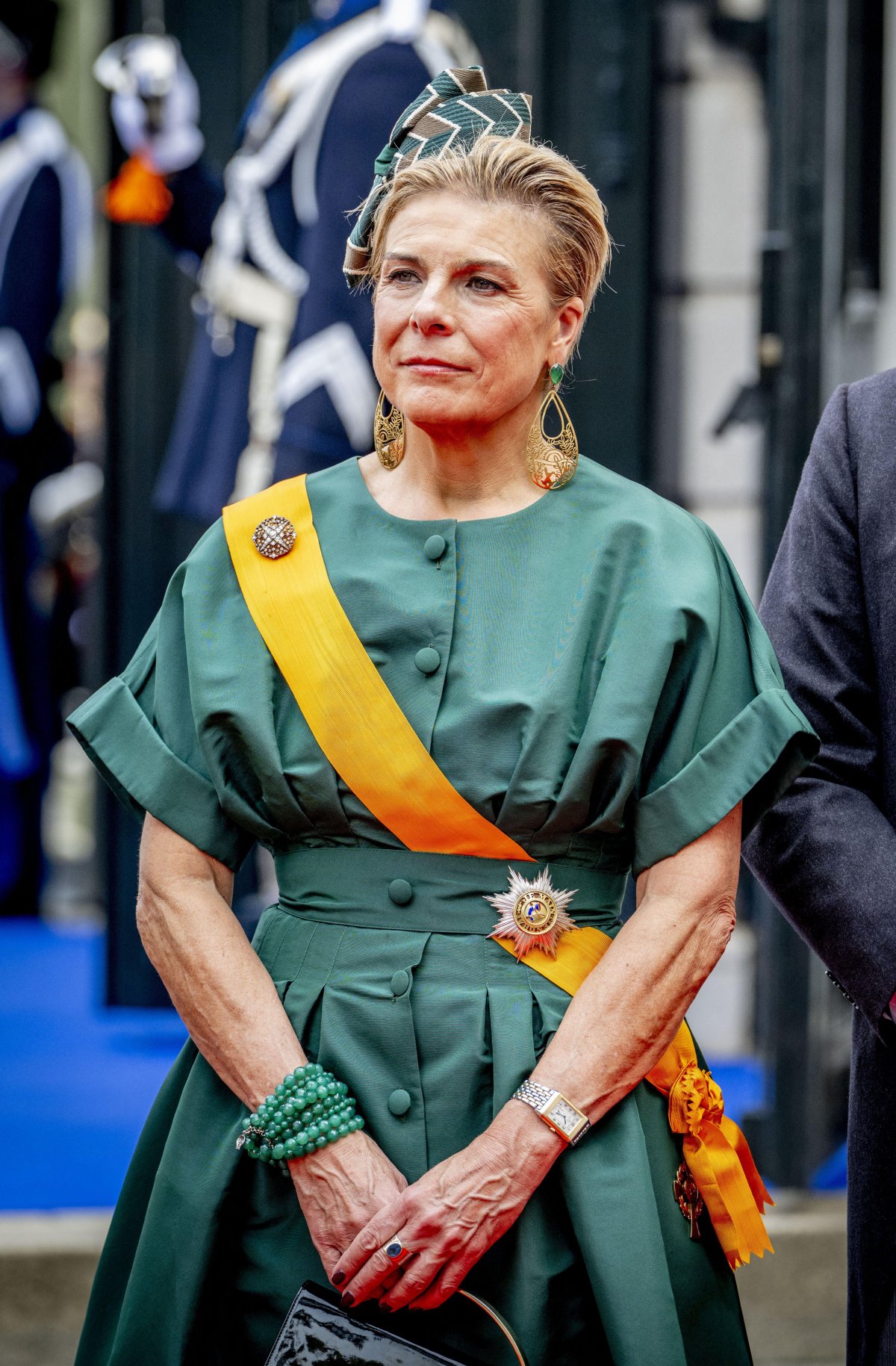 Princess Laurentien of the Netherlands arrives at the Royal Theatre on Prinsjesdag in The Hague on September 15, 2026 (ROBIN UTRECHT/ANP/Alamy)