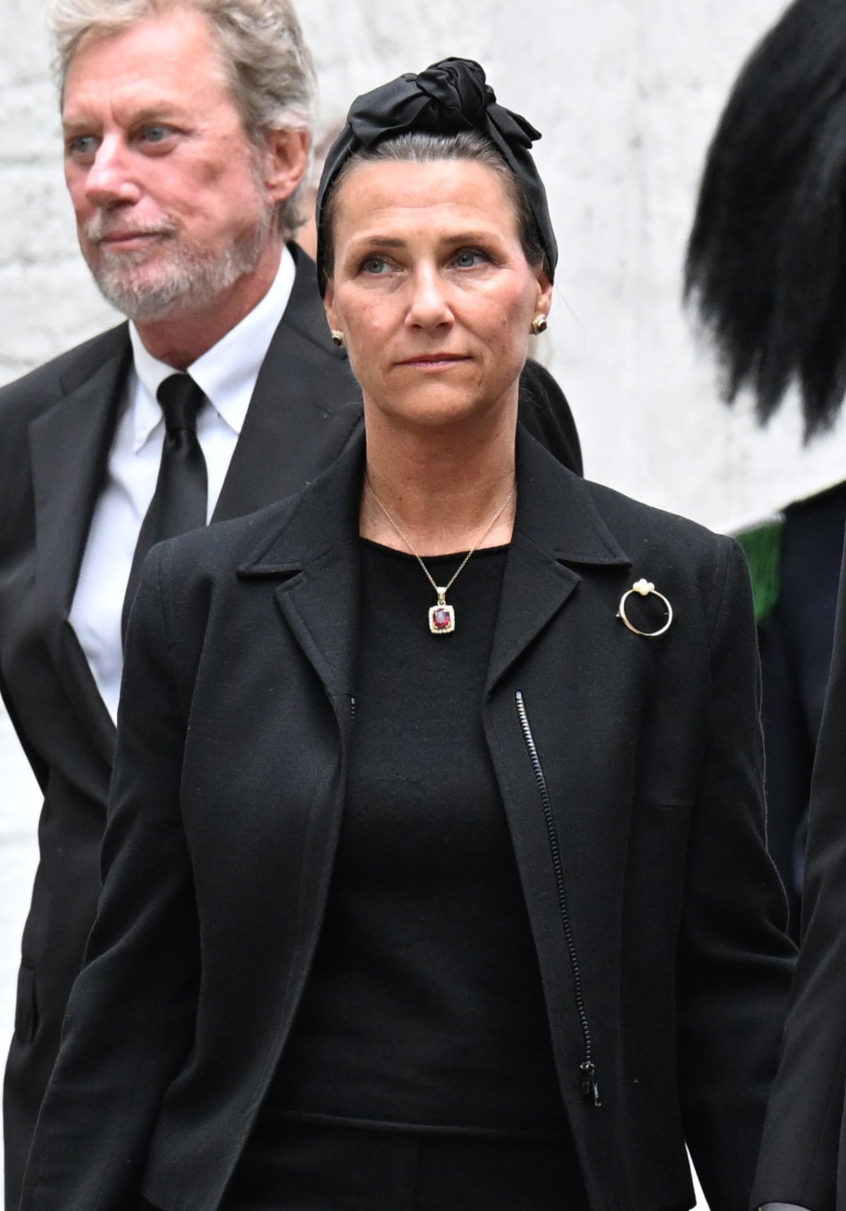 Princess Martha Louise of Norway of Norway attends the funeral of Princess Astrid at Ris Church in Oslo on September 23, 2026 (Rune Hellestad/Getty Images)