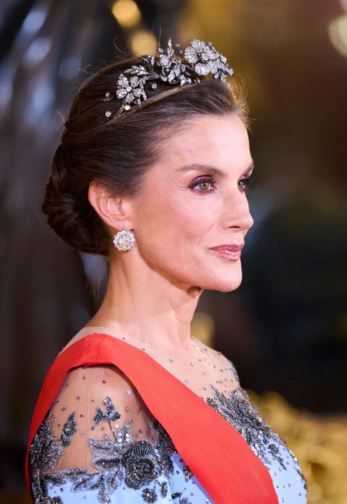 The King and Queen of Spain host a gala dinner in honor of the visiting President and First Lady of France at the Royal Palace in Madrid on September 29, 2026 (Jack Abuin/Zuma Press/Alamy)