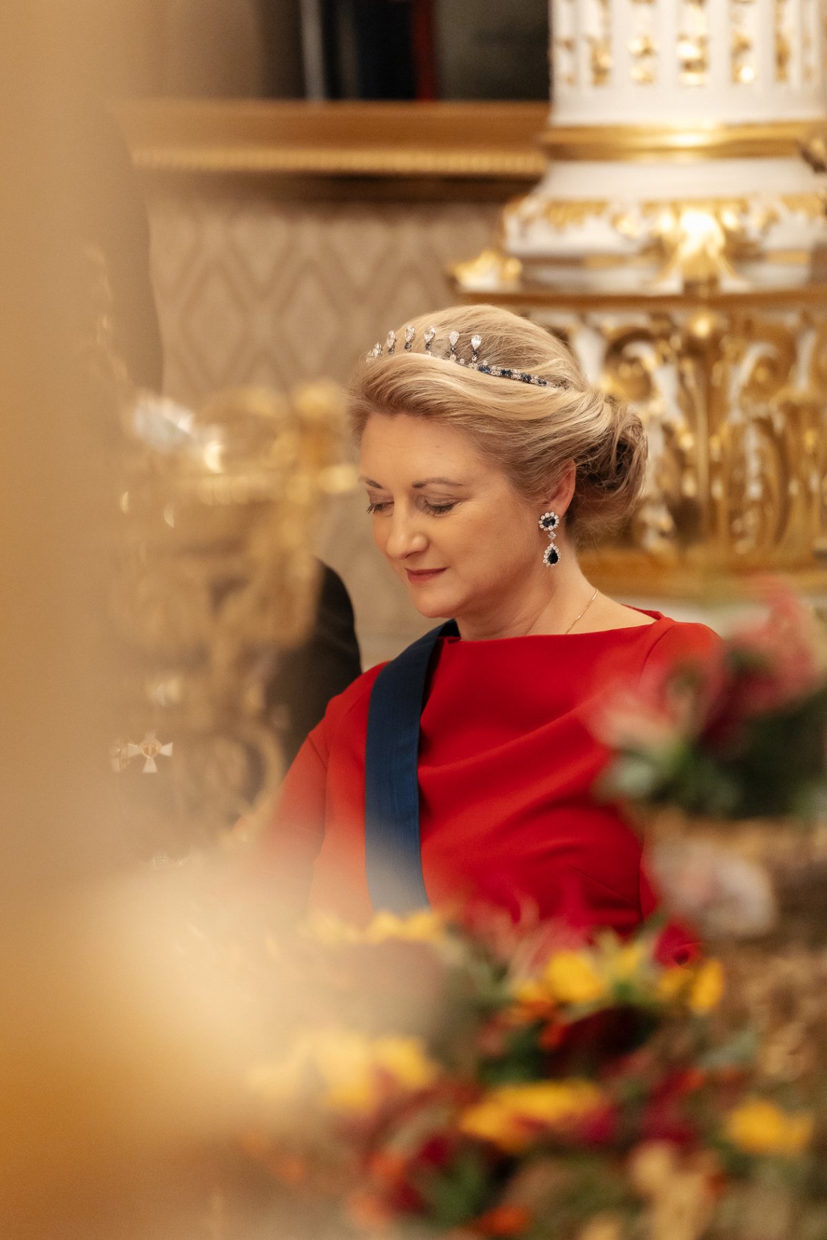 The Grand Duke and Grand Duchess of Luxembourg host a state banquet in honor of the visiting President and First Lady of Finland at the Grand Ducal Palace in Luxembourg on September 29, 2026 (Kary Barthelmey/Maison du Grand-Duc)