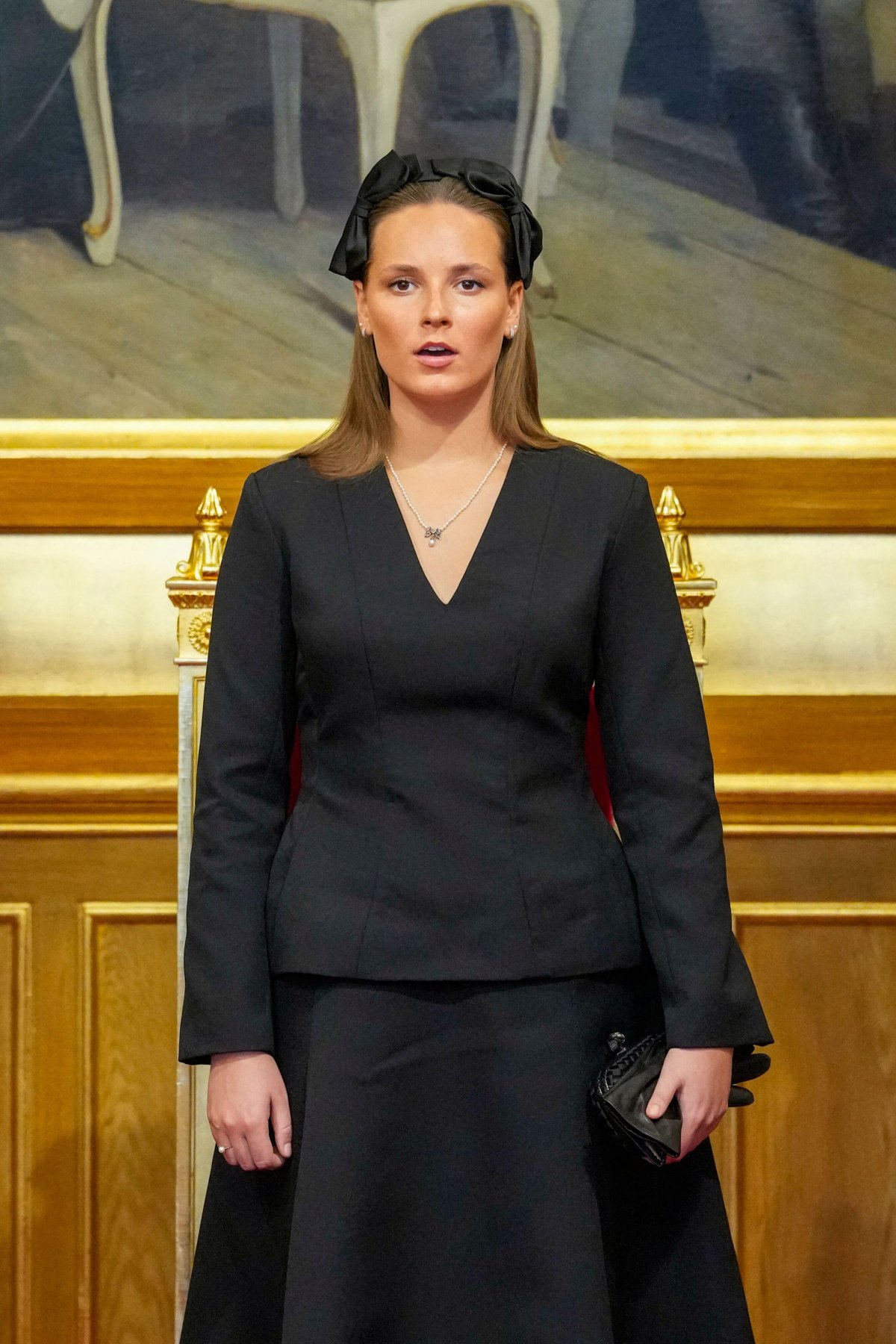 King Haakon VIII and Crown Princess Ingrid Alexandra of Norway attend the ceremonial opening of the 171st Storting in Oslo on October 2, 2026 (Ole Berg-Rusten/NTB/Alamy)