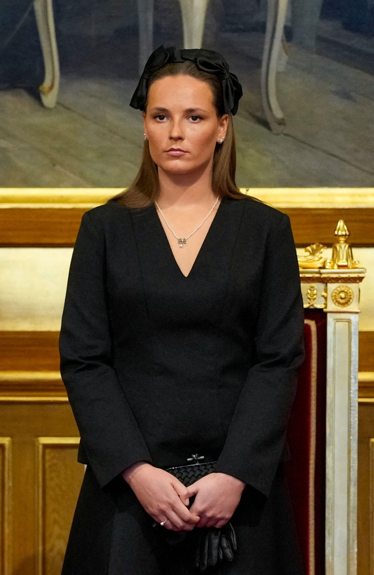 King Haakon VIII and Crown Princess Ingrid Alexandra of Norway attend the ceremonial opening of the 171st Storting in Oslo on October 2, 2026 (Ole Berg-Rusten/NTB/Alamy)