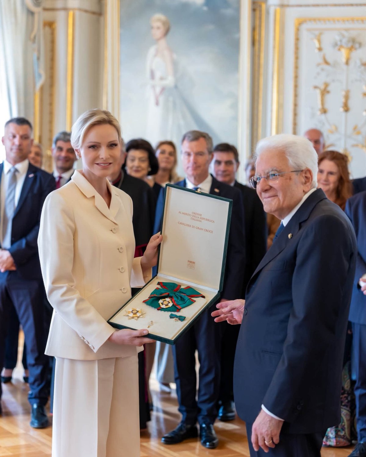 The Prince and Princess of Monaco welcome the President of Italy to the principality for a state visit on October 2, 2026 (Palais Princier de Monaco)