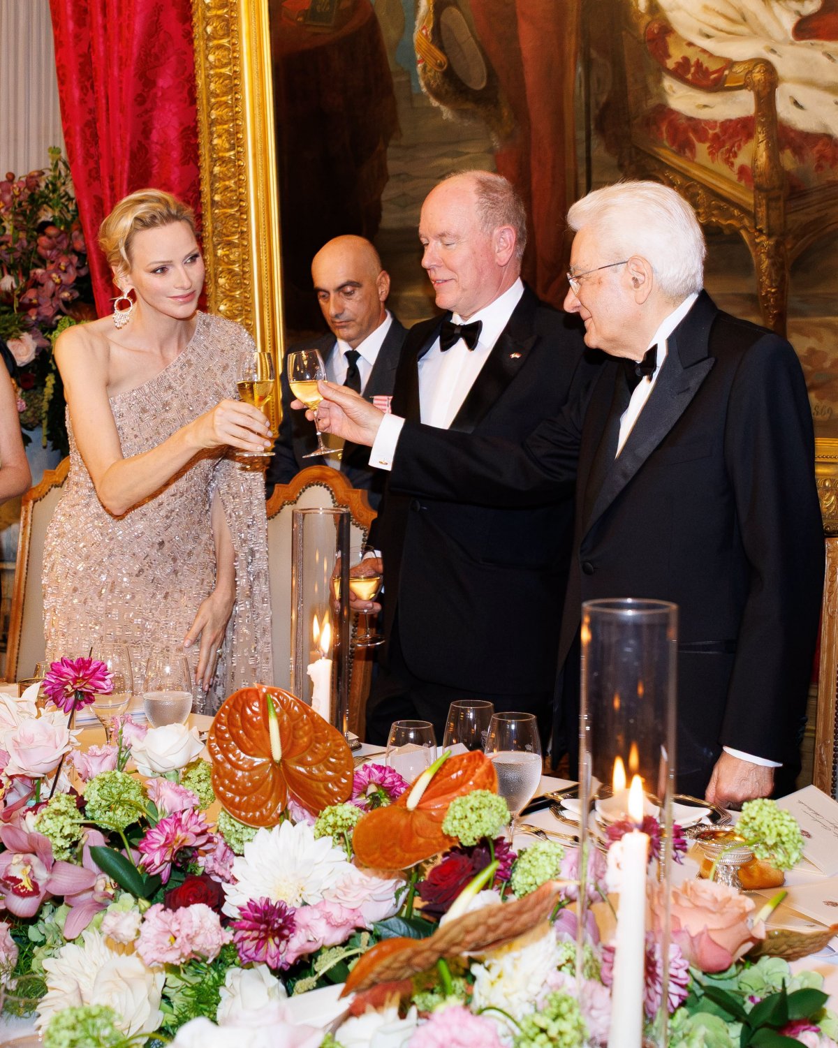 The Prince and Princess of Monaco welcome the President of Italy to the principality for a state visit on October 2, 2026 (Palais Princier de Monaco)