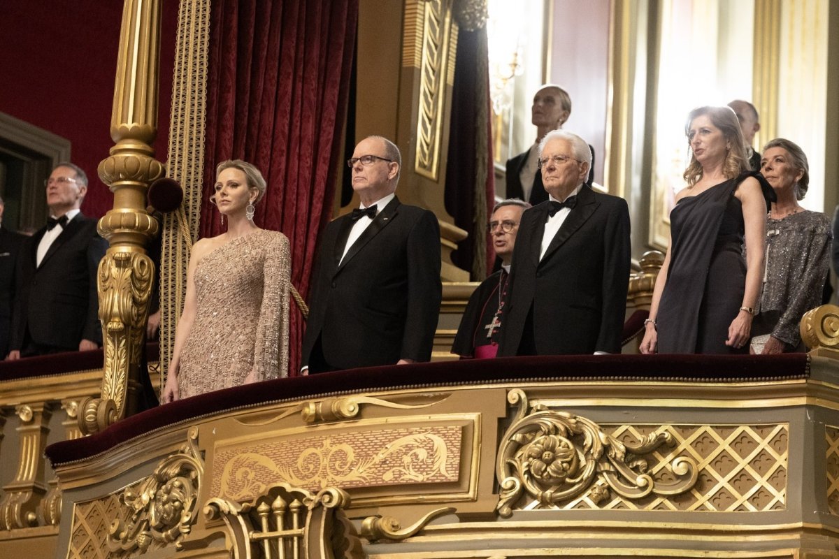 The Prince and Princess of Monaco welcome the President of Italy to the principality for a state visit on October 2, 2026 (Presidenza della Repubblica Italiana)