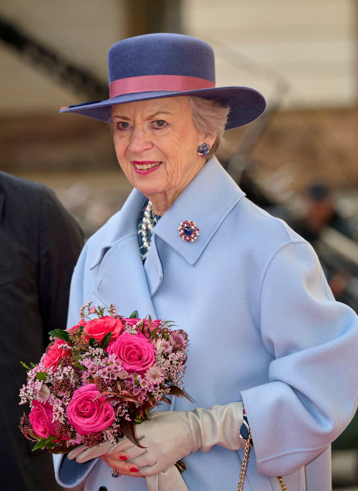 The King and Queen of Denmark, with Princess Benedikte, attend the opening of the Folketing, Denmark's Parliament, at Christiansborg Palace in Copenhagen on October 6, 2026 (Stefan Lindblom/TT News Agency/Alamy)