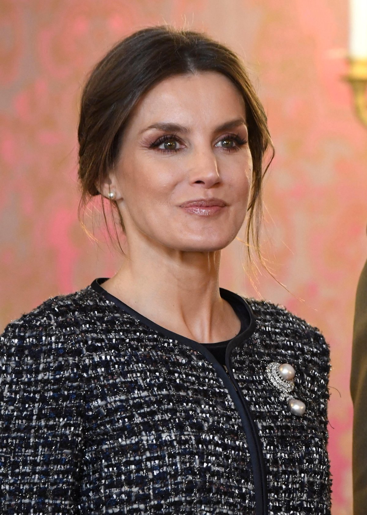 The Queen of Spain attends a Pascua Militar reception at the Royal Palace in Madrid on January 6, 2019 (Jimmy Olsen/Media Punch/Alamy)
