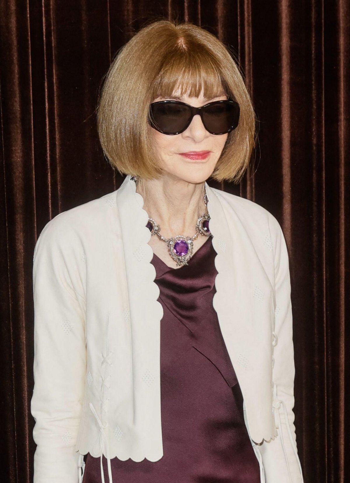 Dame Anna Wintour attends the Albies at the Natural History Museum in London on October 9, 2026 (Sopa Images/Alamy)