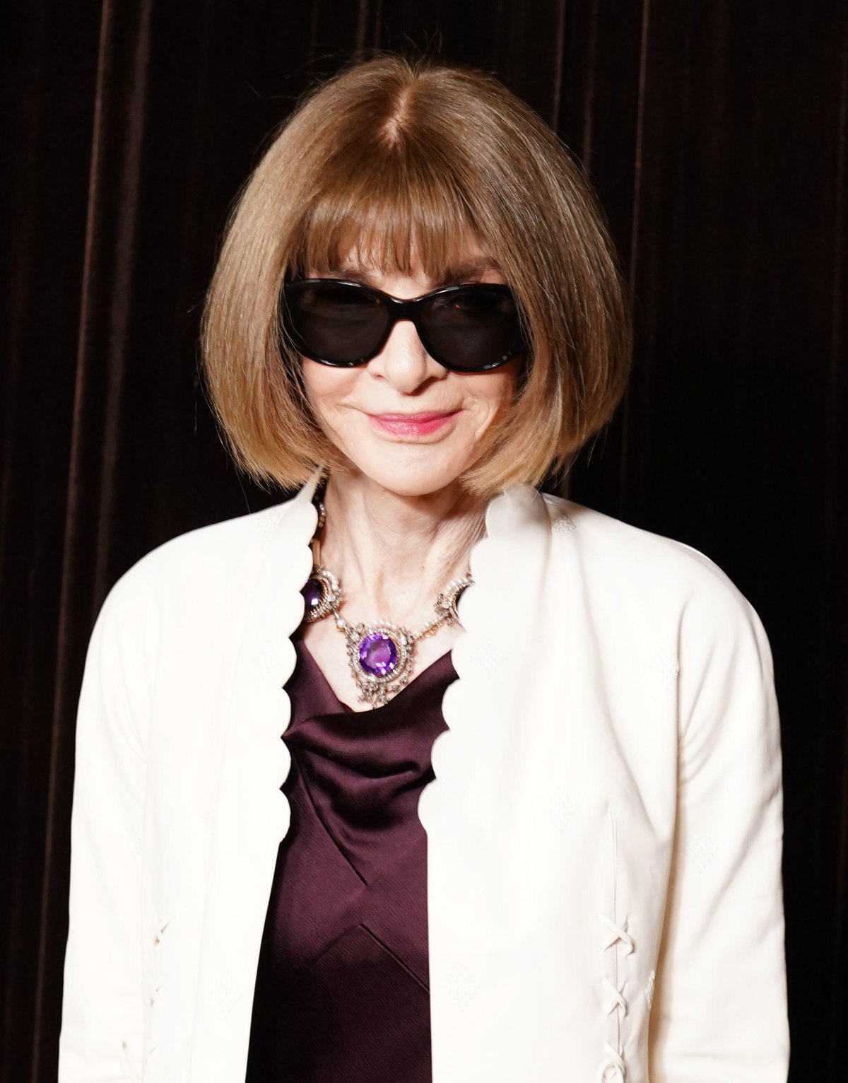 Dame Anna Wintour attends the Albies at the Natural History Museum in London on October 9, 2026 (Ian West/PA Images/Alamy)