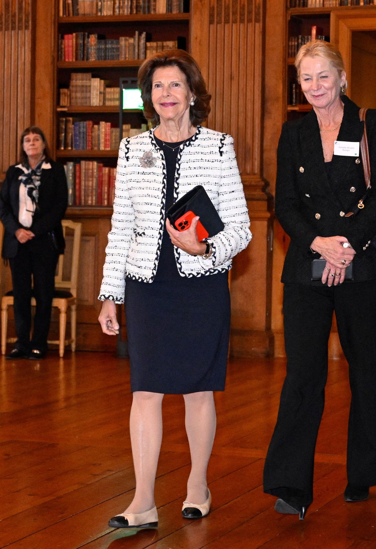 The King and Queen of Sweden, with Princess Sofia, attend the Global Child Forum at the Royal Palace in Stockholm on October 13, 2026 (Jessica Gow/TT News Agency/Alamy)