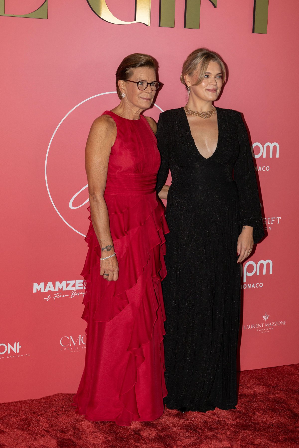 Princess Stephanie of Monaco and her children attend the 2nd annual Monaco Global Gift Gala at the Hotel de Paris in Monaco on October 9, 2026 (Thierry Carpico/Photo12/Alamy)