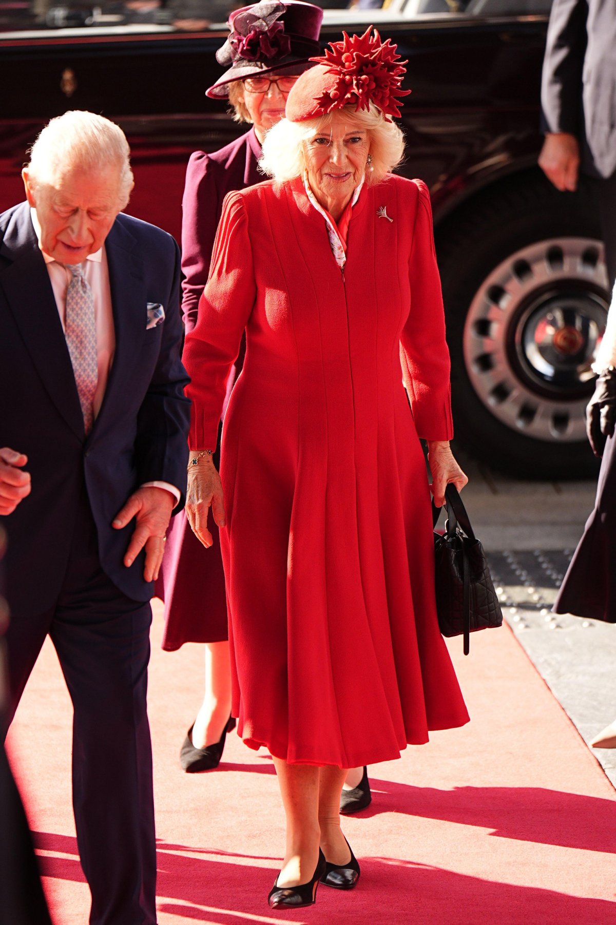 The King and Queen of the United Kingdom attend the ceremonial opening of the Senedd in Cardiff on October 15, 2026 (Aaron Chown/PA Images/Alamy)