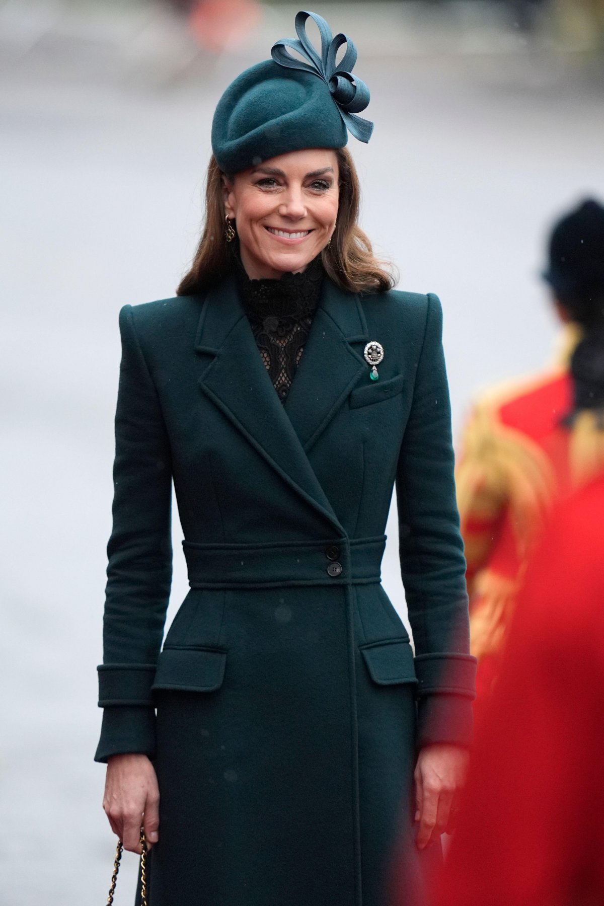 The King and Queen of the United Kingdom, with the Prince and Princess of Wales, welcome the Sultan of Oman at the start of his state visit to Britain on October 20, 2026 (Andrew Matthews/PA Images/Alamy)