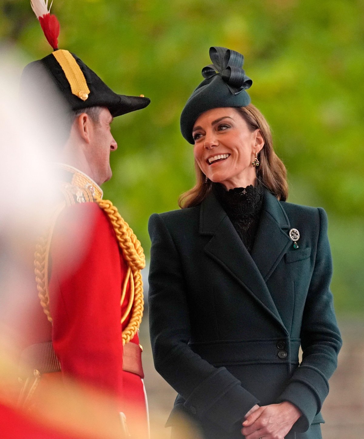 The King and Queen of the United Kingdom, with the Prince and Princess of Wales, welcome the Sultan of Oman at the start of his state visit to Britain on October 20, 2026 (Andrew Matthews/PA Images/Alamy)