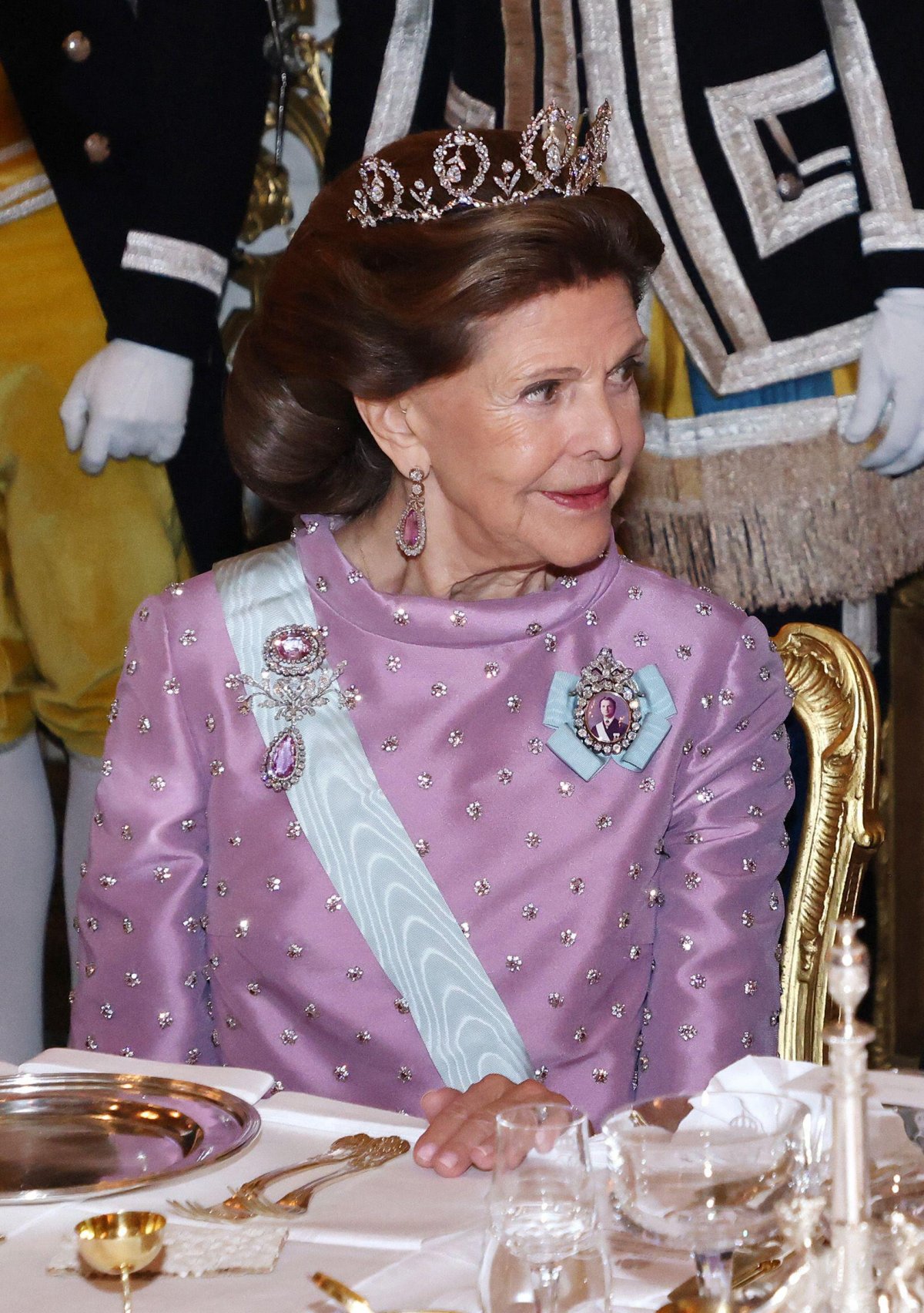 The Swedish royal family hosts a state banquet in honor of the President of Singapore at the Royal Palace in Stockholm on October 19, 2026 (Patrik Österberg/Stella Pictures/Alamy)