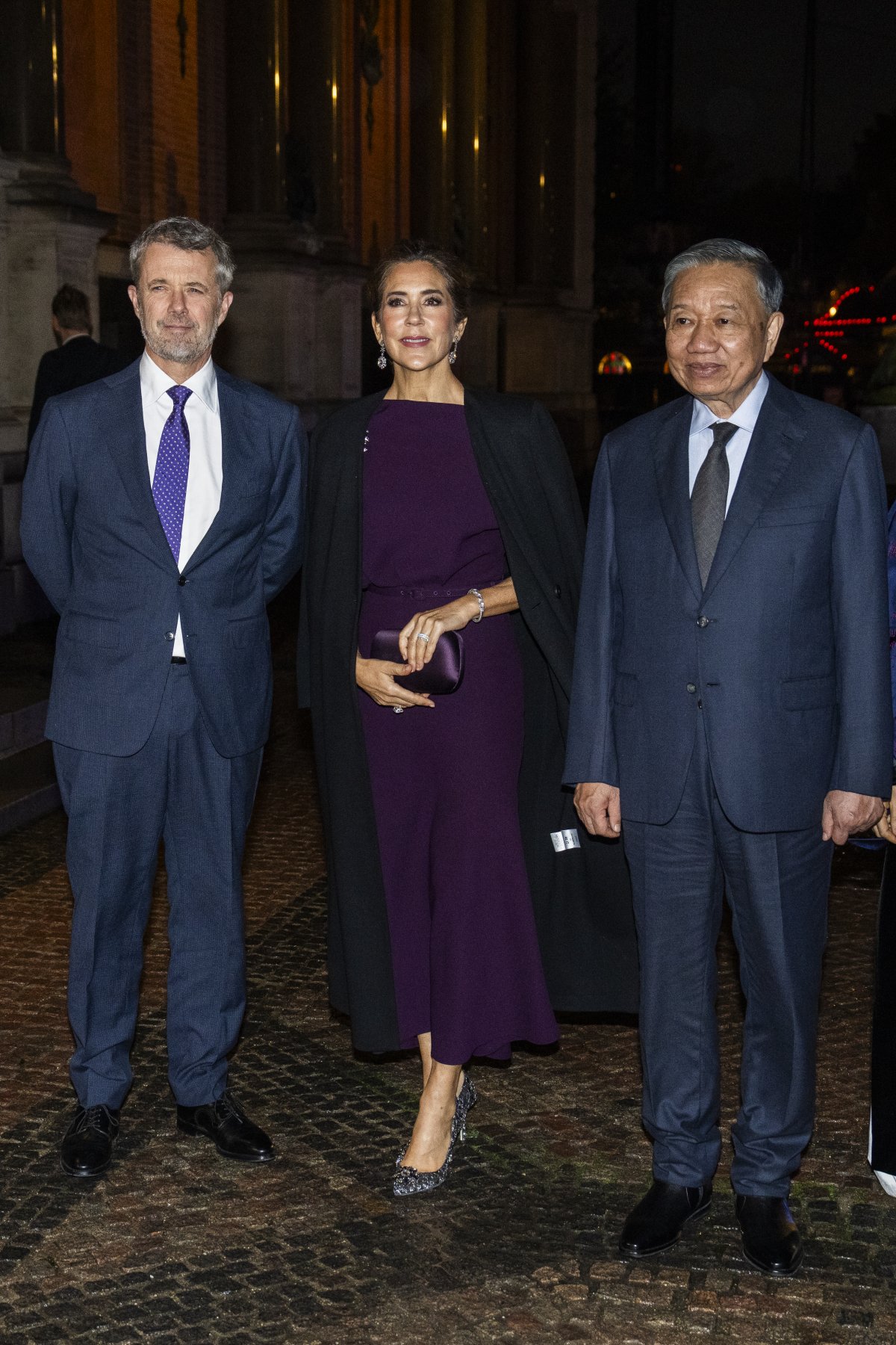 The King and Queen of Denmark attend a return dinner hosted by the President of Vietnam at Glyptoteket in Copenhagen on October 20, 2026 (Martin Sylvest Andersen/Getty Images)