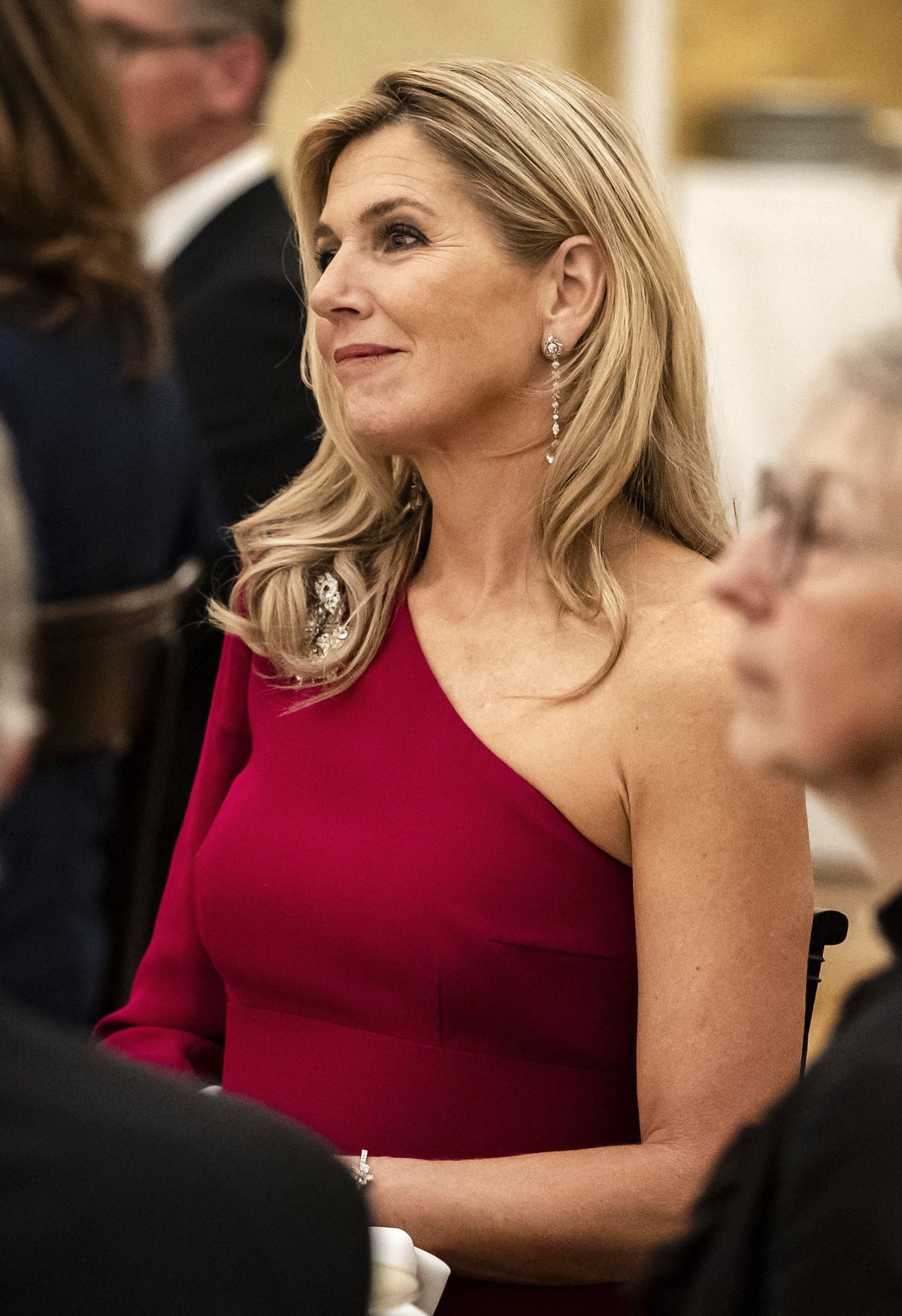 The King and Queen of the Netherlands, with the Princess of Orange, host a dinner for the members of the Council of State at Noordeinde Palace in The Hague on October 27, 2026 (REMKO DE WAAL/ANP/Alamy)